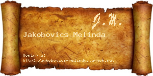 Jakobovics Melinda névjegykártya